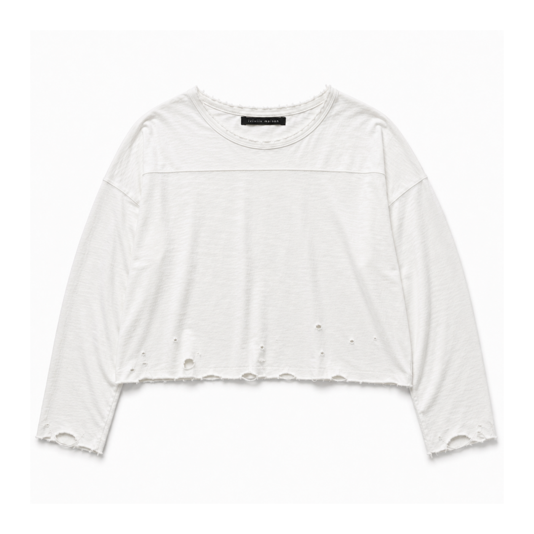 JERSEY CROPPED LS