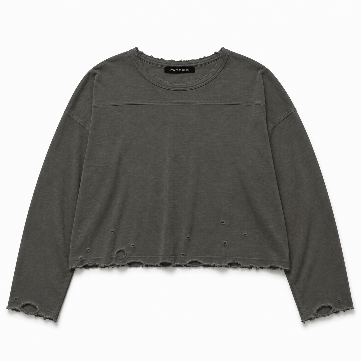 JERSEY CROPPED LS MOSS