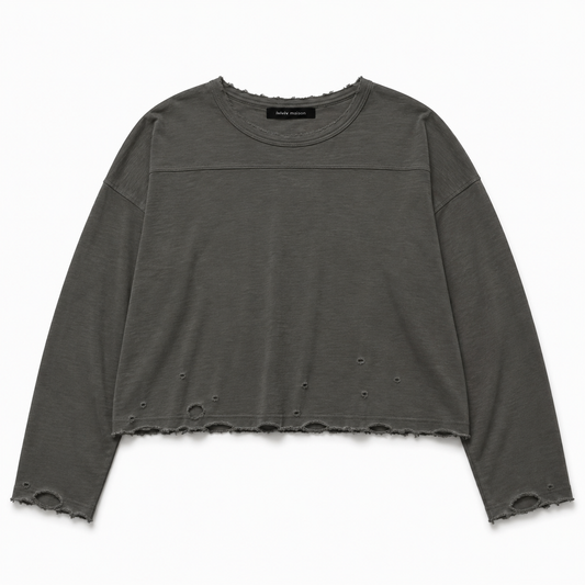 JERSEY CROPPED LS MOSS