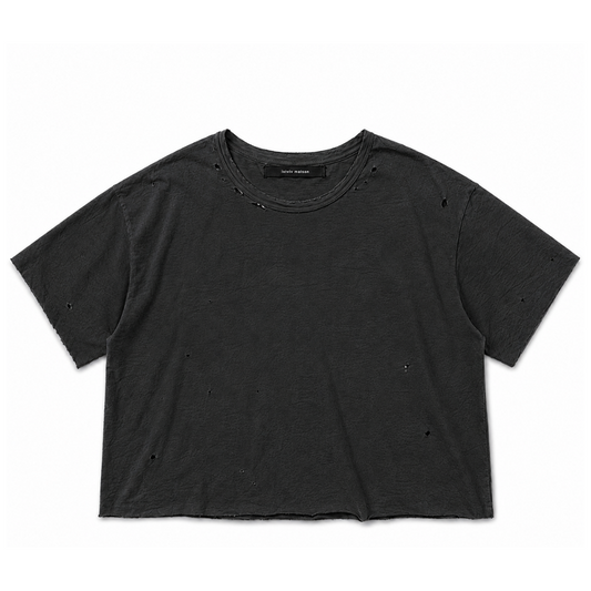 THRASHED TEE BLACK