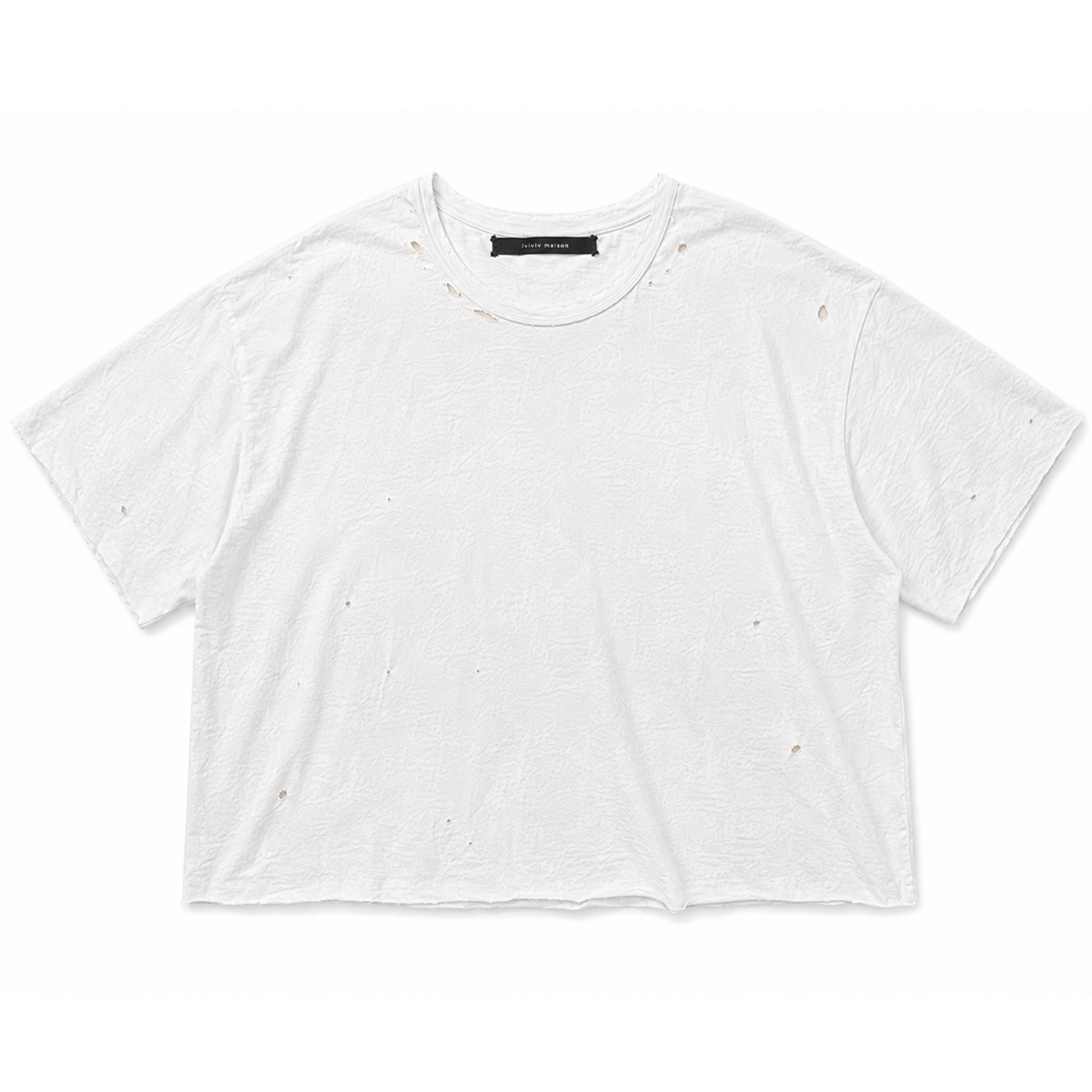 THRASHED TEE VINTAGE WHITE